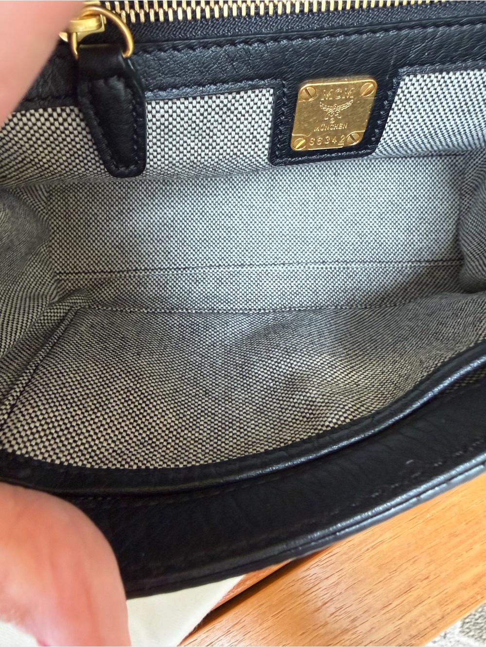 New MCM Leather Python Crossbody - Picture 7 of 9